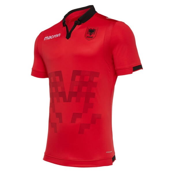 Tailandia Camiseta Albania 1ª Kit 2019 Rojo